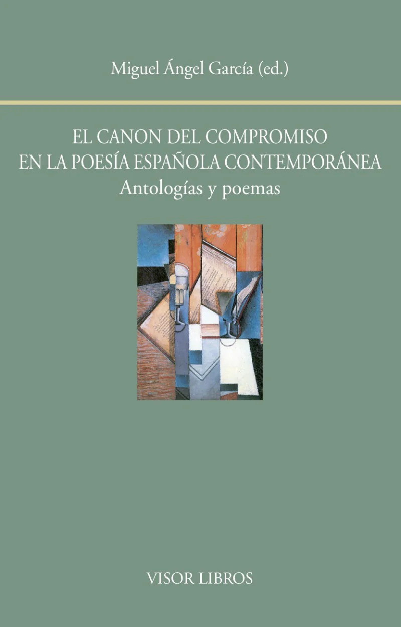 Portada de El canon del compromiso en la poesía española contemporánea